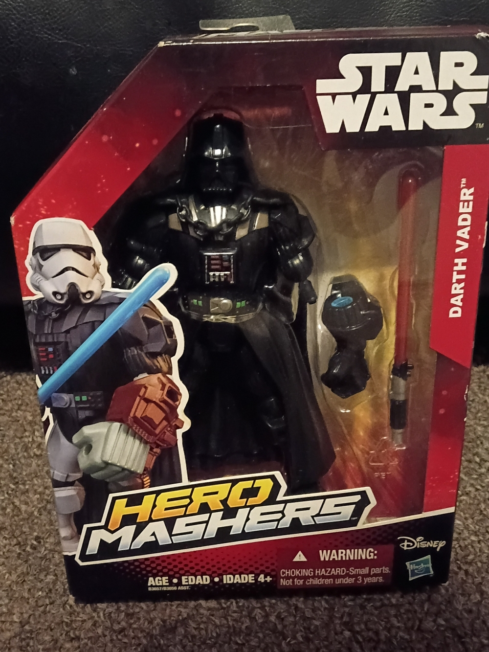 Star Wars Hero Mashers Darth Vader Action Figure - Black